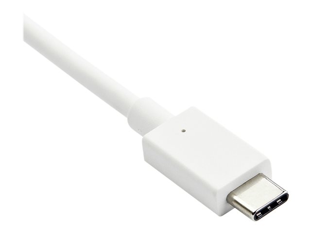 StarTech.com USB-C to HDMI Adapter - White - 4K 60Hz - High Speed - adapter - 24 pin USB-C male to HDMI female - 15 cm - white - 4K support