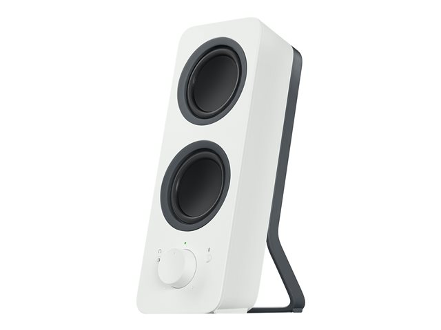 Logitech Z207 - Speakers - for PC - 2.0-channel - wireless - Bluetooth - 5 Watt (Total) - white