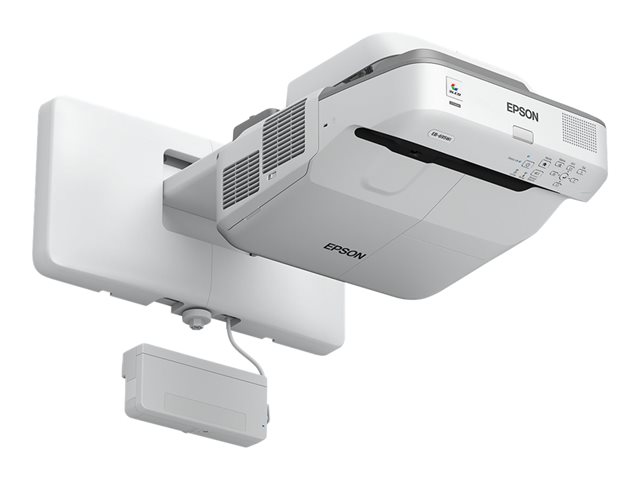 Epson EB-695Wi - 3LCD projector - 3500 lumens (white) - 3500 lumens (colour) - WXGA (1280 x 800) - 16:10 - 720p - LAN - grey, white