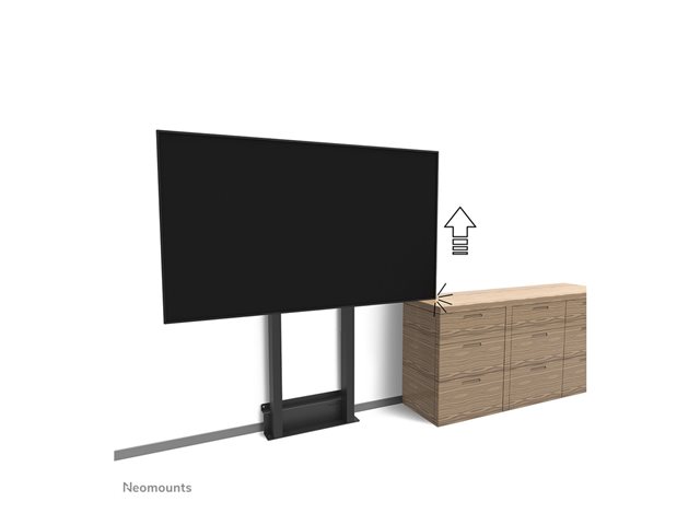 Neomounts WL55-875BL1 - Mounting kit (wall mount) - motorised - for flat panel - lockable - steel - black - screen size: 55\"-100\"
