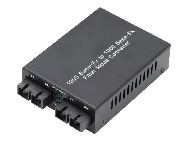 GIGABIT MEDIA CONVERTER MULTIMODE TO SINGLEMODE SC TO SC WAVELENGTH 850NM 1310NM UP TO 20KM