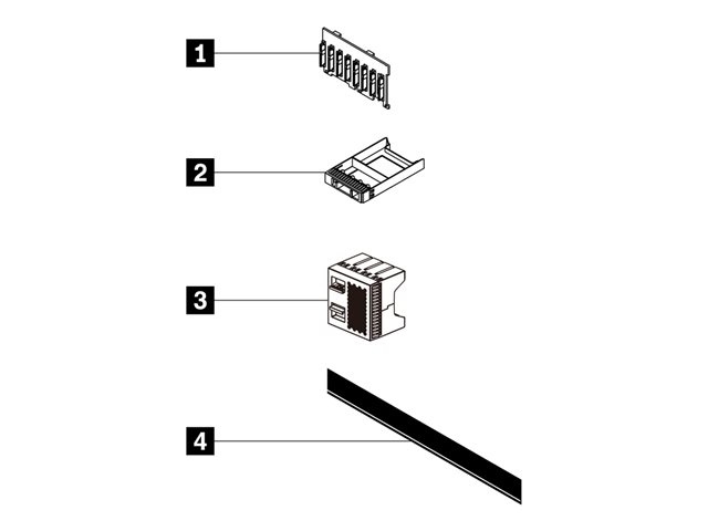 ThinkSystem V3 2U 8x2.5\" NVMe Backplane Gen5 Option Kit
