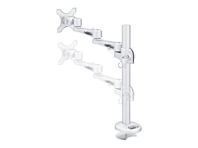 Neomounts FPMA-D935G - Mounting kit - full-motion - for LCD display - silver - screen size: 10\"-30\" - grommet, desk-mountable
