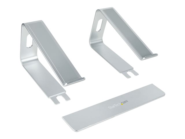 StarTech.com Laptop Stand for Desk, 5kg/11lb, Aluminum, Silver, Ergonomic - Notebook stand - 13\" - 17\" - silver