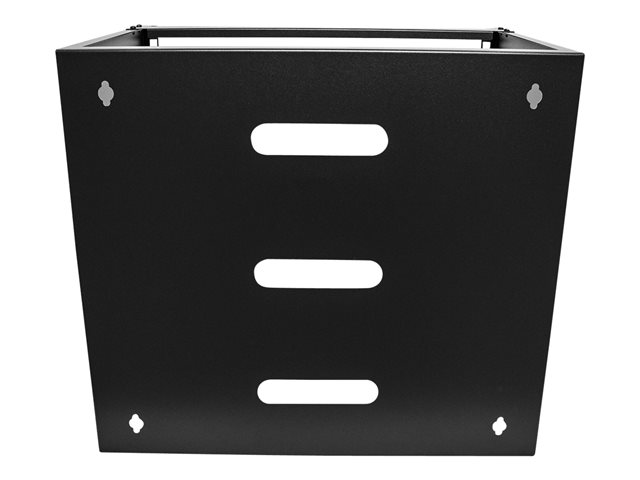 StarTech.com 10U Wall Mount Rack, 19\" Wall Mount Network Rack, 14 inch Deep (Low Profile), Wall Mounting Patch Panel Bracket for Network Switches, IT Equipment, 77lb (35kg) Capacity - Network Equipment Rack (RACK-10U-14-BRACKET) - Network device mounting bracket - wall mountable - black - 10U - 19\"