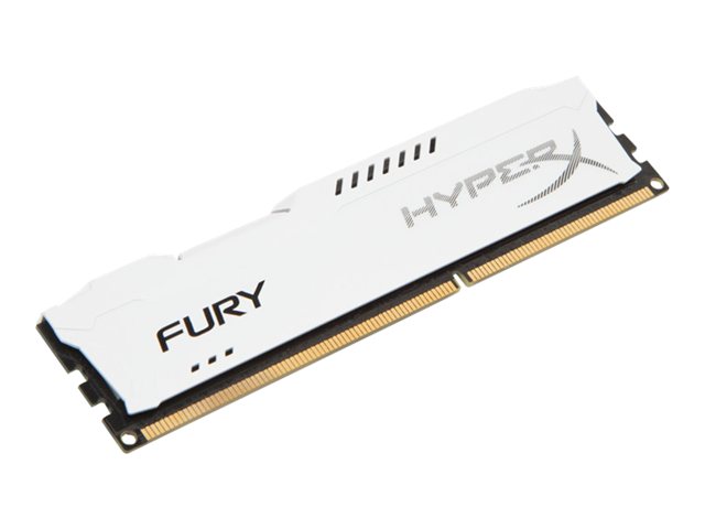 HyperX FURY - DDR3 - module - 4 GB - DIMM 240-pin - 1866 MHz / PC3-14900 - CL10 - 1.5 V - unbuffered - non-ECC - white
