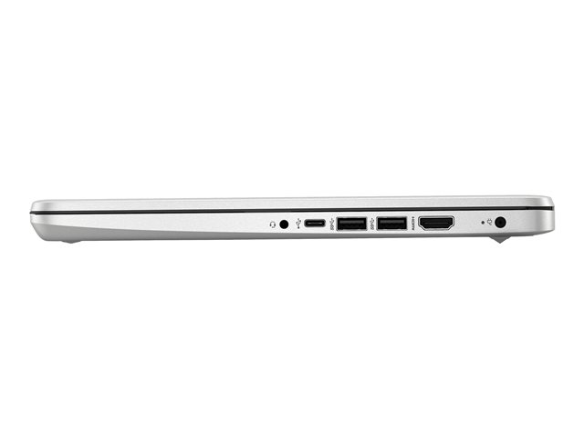 HP Laptop 14s-fq1009nb - AMD Ryzen 5 5500U / 2.1 GHz - Win 11 Home - Radeon Graphics - 8 GB RAM - 512 GB SSD NVMe, HP Value - 14\" IPS 1920 x 1080 (Full HD) - Wi-Fi 6 - natural silver, paint finish (cover and base), in-mould roll with vertical brushed