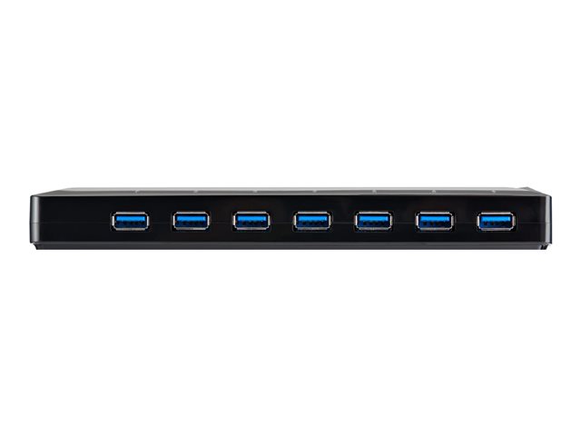 StarTech.com 9 Port USB 3.0 Hub - 7 x USB-A, 2 x USB-A Fast Charge Ports - Multi Port Powered USB Charging Station (ST93007U2C) - USB peripheral sharing switch - 7 x SuperSpeed USB 3.0 - desktop - for P/N: USB312SAT3CB, USB315CB2M, USBLT1MWS, USBLT2MBR, USBLT30CMW, USBLTM1MBK, USBLTM1MWH