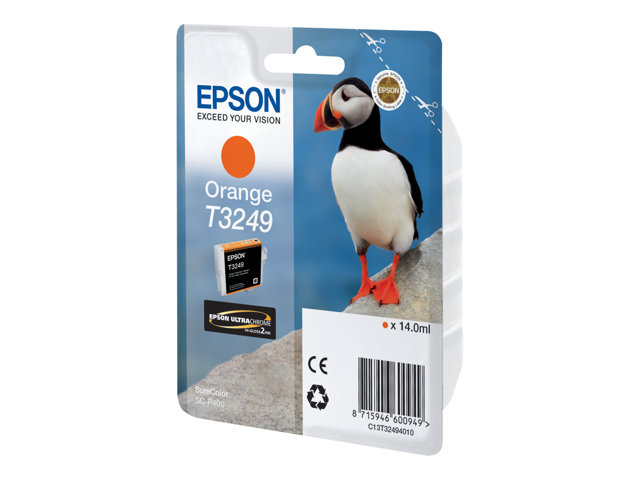 Epson T3249 - 14 ml - orange - original - ink cartridge - for SureColor P400, SC-P400