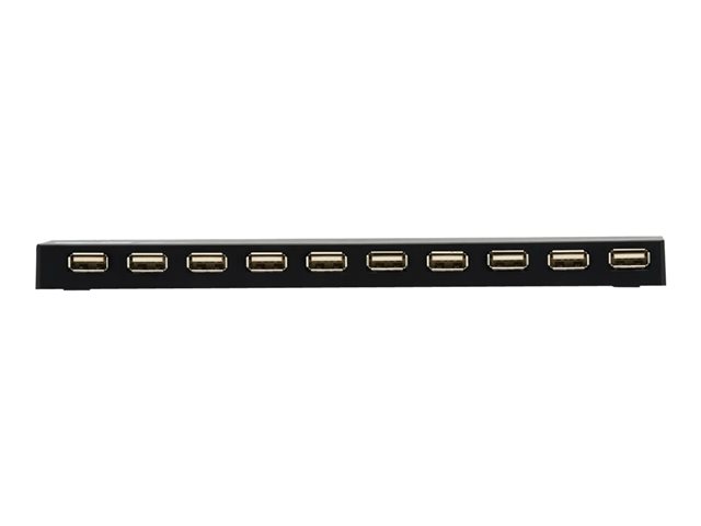 10-Port USB Hub with Power Supply and In