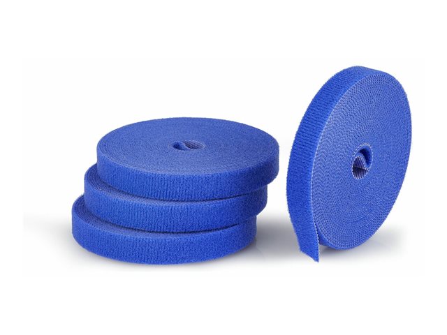 4-pack 4.6m Hook and Loop Roll blue