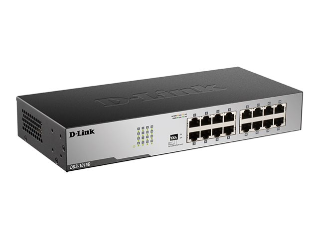 D-Link DGS 1016D - Switch - 16 x 10/100/1000 - desktop