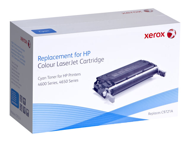 Xerox - Cyan - compatible - toner cartridge (alternative for: HP C9721A) - for HP Color LaserJet 4600, 4600dn, 4600dtn, 4600hdn, 4600n
