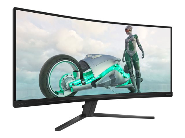 Philips Evnia 3000 34M2C3500L - LED monitor - gaming - curved - 34\" - 3440 x 1440 WQHD @ 180 Hz - Fast VA - 300 cd/m² - 4000:1 - HDR10 - 1 ms - 2xHDMI, DisplayPort - charcoal