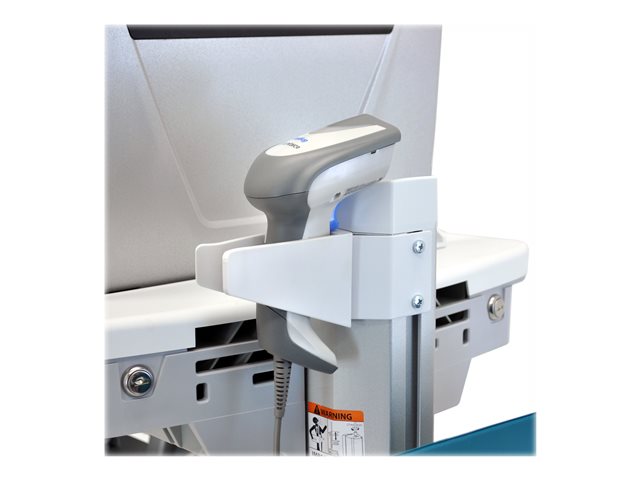 Ergotron StyleView - Cart - for LCD display / PC equipment - medical - plastic, aluminium, zinc-plated steel - grey, white, polished aluminium - screen size: up to 24\"