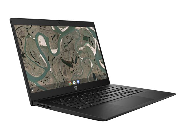 HP Chromebook 14 G7 - 180-degree hinge design - Intel Celeron - N5100 / up to 2.8 GHz - Chrome OS - UHD Graphics - 8 GB RAM - 64 GB eMMC - 14\" IPS 1920 x 1080 (Full HD) - Wi-Fi 6 - kbd: Belgium