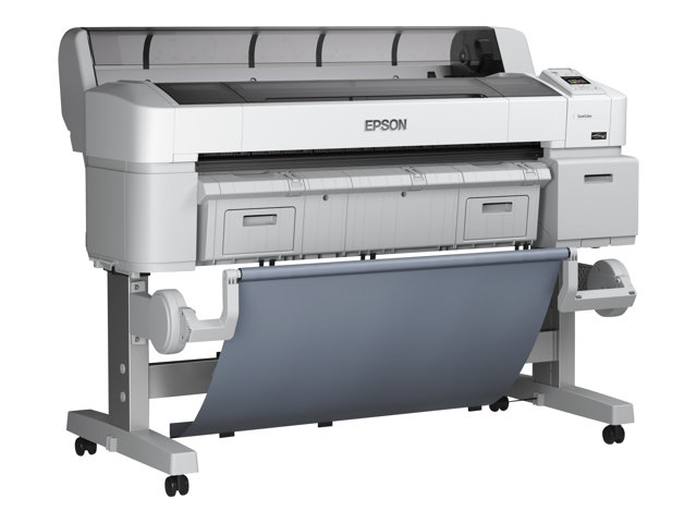 Epson SureColor SC-T5200 - 36\" large-format printer - colour - ink-jet - Roll (91.4 cm) - 2880 x 1440 dpi - up to 0.46 min/page (mono) / up to 0.46 min/page (colour) - USB 2.0, Gigabit LAN - cutter