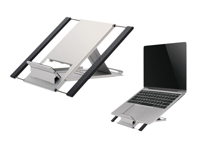Neomounts NSLS100 - Stand - for notebook / tablet - silver - screen size: 10\"-22\" - desktop