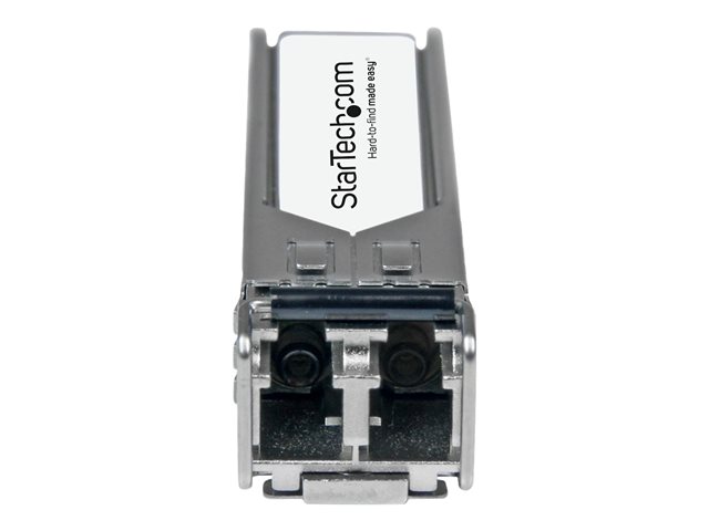 StarTech.com Brocade 57-0000075-01 Compatible SFP+ Module, 10GBASE-SR, 10GbE Multimode Fiber MMF Optic Transceiver, 10GE Gigabit Ethernet SFP+, LC 300m, 850nm, DDM, Mini GBIC SFP+ Module - Lifetime Warranty (57-0000075-01-ST) - SFP+ transceiver module (equivalent to: Brocade 57-0000075-01) - 10 GigE - 10GBase-SR - LC multi-mode - up to 300 m - 850 nm