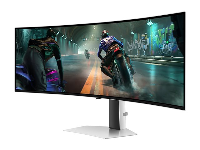49\" / OLED Curved 1800R / 32:9 / 5120x1440 / 250cd/m² / HDR10+ / 0,03ms / 144hz / HAS