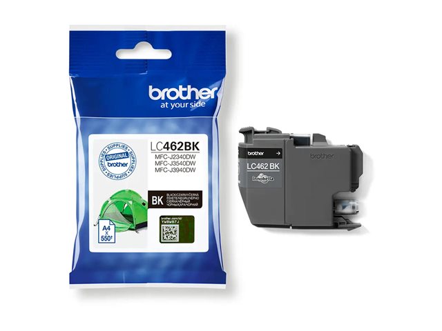 Brother LC462BK - Black - original - ink cartridge - for Brother MFC-J2340DW, MFC-J3540DW, MFC-J3940DW