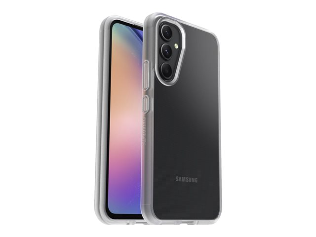 OtterBox React Series - Back cover for mobile phone - clear - with Trusted Glass screen protector - for Samsung Galaxy A54