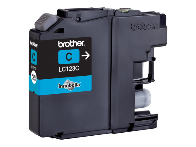 Brother LC123C - High Yield - cyan - original - blister - ink cartridge - for Brother DCP-J132, J152, J172, J552, J752, MFC-J245, J470, J650, J6520, J6720, J6920, J870