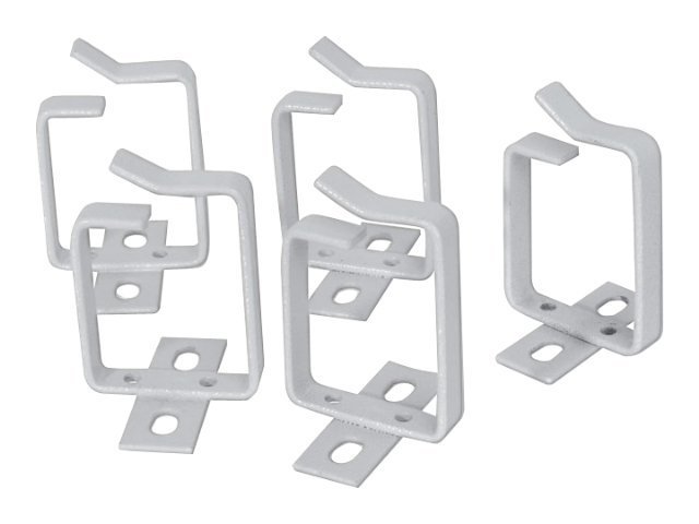 1U CABLE MANAGEMENT RING 44X60 MM 10 PIECES COLOR GREY (RAL 7035)
