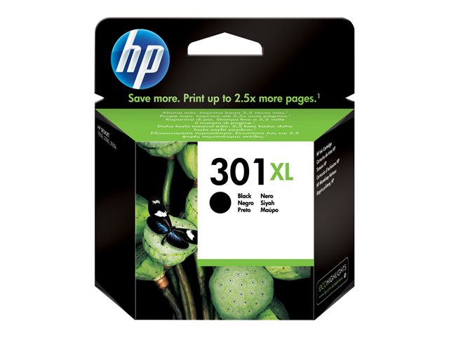 HP 301XL HIGH YIELD BLACK ORIG EN/PL/HU/