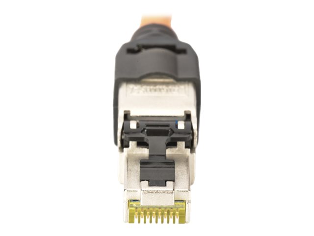 CAT.6A FIELD TERMINATION PLUG STP DUST CAP BEND RELIEF