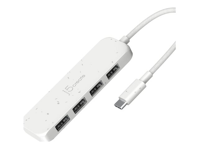 Eco-Friendly USB-C to 4-Port Type-A Gen