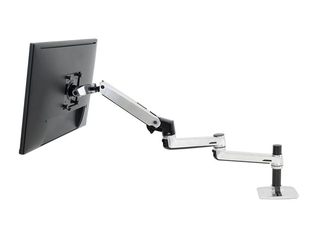 Ergotron LX - Mounting component (9\" extension arm, end cap) - for LCD display - aluminium - aluminium - arm mountable - for P/N: 45-241-026