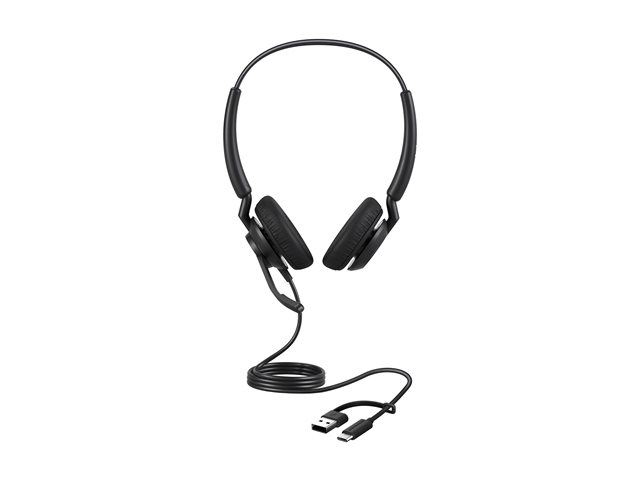Jabra Engage 40 Stereo - Headset - on-ear - wired - USB-C, USB-A - noise isolating - Optimised for UC