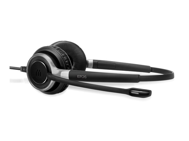 EPOS IMPACT SC 660 TC - Headset - on-ear - wired - Easy Disconnect - black with silver