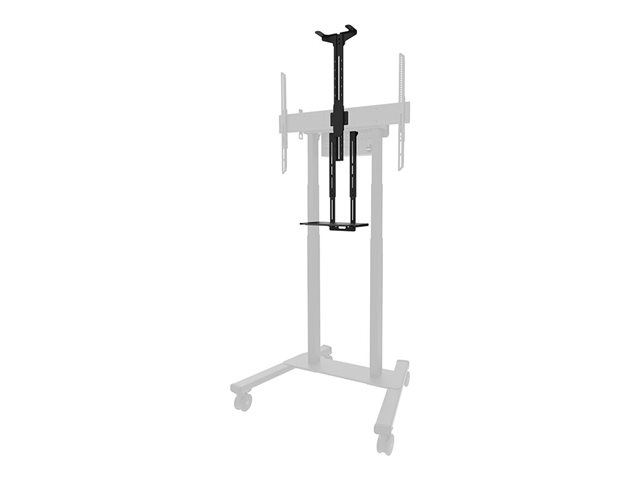 Neomounts AFL-875BL1 - Mounting kit (shelf, camera shelf, camera adapter shelf) - for camera / mediabox - steel - black - cart mountable - for Neomounts FL55-875BL1, WL55-875BL1