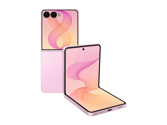 Samsung Galaxy Z Flip8 - 5G smartphone - dual-SIM - RAM 12 GB / Internal Memory 512 GB - OLED display - 6.9\" - 6.9\" - 2520 x 1080 pixels 2520 x 1080 pixels (120 Hz) - 2x rear cameras 50 MP, 12 MP - front camera 10 MP - pink