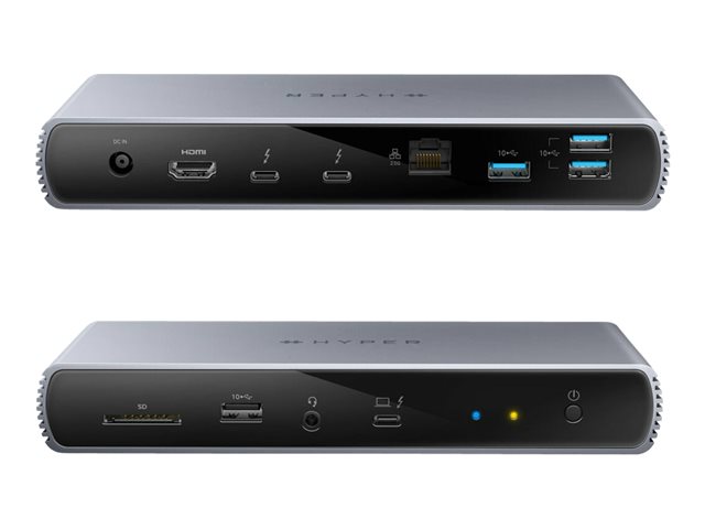 Targus HyperDrive - Docking station - for notebook - USB-C / Thunderbolt 4 - 11-slot - HDMI, 2 x Thunderbolt - 2.5GbE