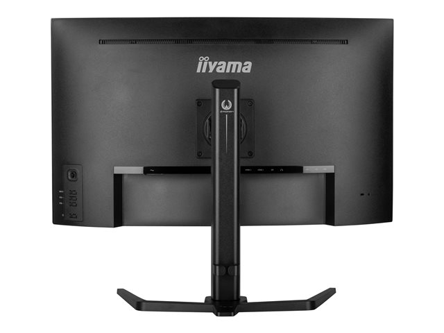 iiyama G-MASTER Red Eagle GCB3280QSU-B2 - LED monitor - gaming - curved - 32\" (31.5\" viewable) - 2560 x 1440 WQHD @ 180 Hz - VA - 350 cd/m² - 3000:1 - 0.2 ms - 2xHDMI, DisplayPort - speakers - black, matte