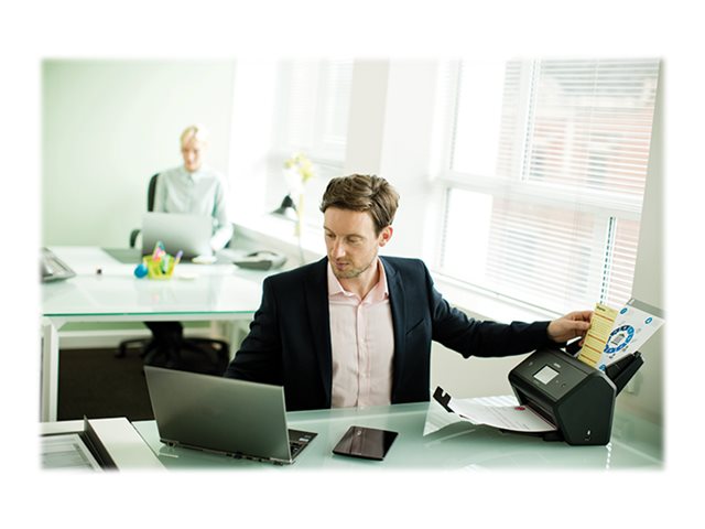 Brother ADS-3600W - Document scanner - Duplex - 215.9 x 5000 mm - 600 dpi x 600 dpi - up to 50 ppm (mono) / up to 50 ppm (colour) - ADF (50 sheets) - USB 3.0, LAN, Wi-Fi(n), USB 2.0 (Host)
