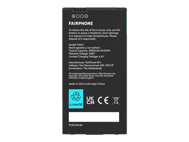 Fairphone FP4 Battery v1 Li-I 3905 Mah