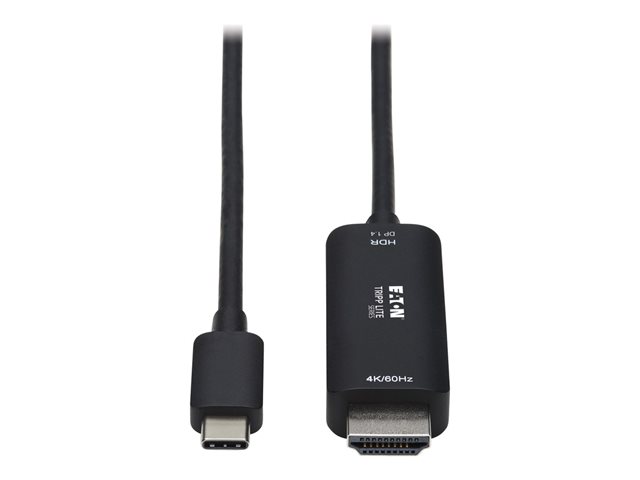 TrippLite USB-C a HDMI Act. Cable 4K 3ft