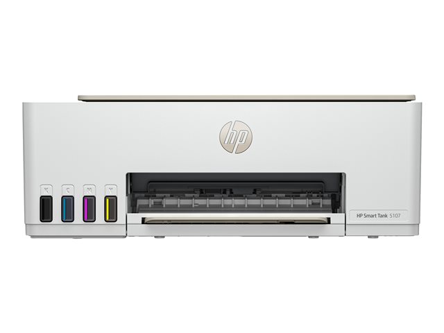 HP Smart Tank 5107 All-in-One - Multifunction printer - colour - ink-jet - refillable - Legal (216 x 356 mm) (original) - A4/Legal (media) - up to 10 ppm (copying) - up to 12 ppm (printing) - 100 sheets - USB 2.0, Wi-Fi(n), Bluetooth