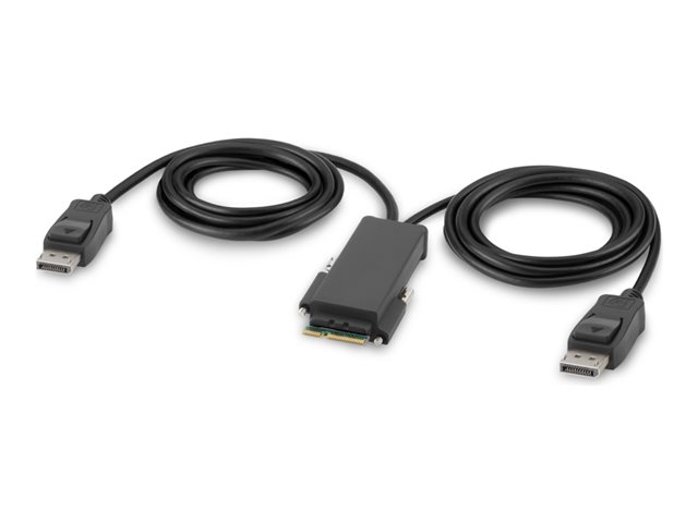 Belkin Modular Secure Dual Head - KVM switch - 4 x KVM port(s) - 1 local user - desktop - TAA Compliant