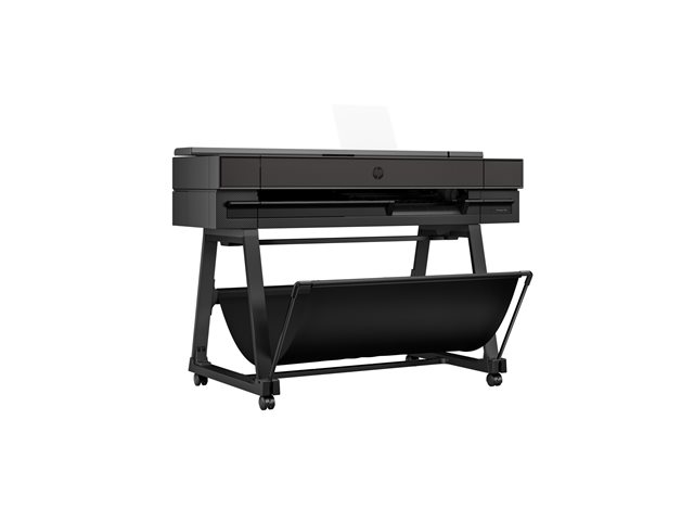 HP DesignJet T850 - 36\" large-format printer - colour - ink-jet - Roll (91.4 cm x 91.4 m) - 2400 x 1200 dpi - up to 0.42 min/page (mono) / up to 0.42 min/page (colour) - capacity: 1 roll - Gigabit LAN, Wi-Fi - cutter