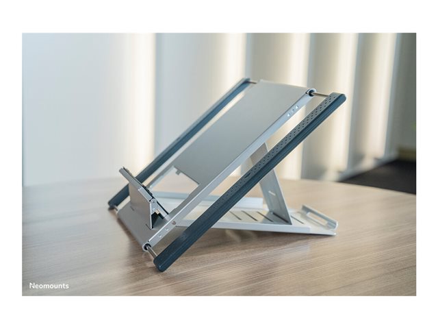 Neomounts NSLS100 - Stand - for notebook / tablet - silver - screen size: 10\"-22\" - desktop