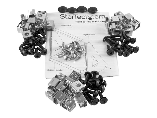 StarTech.com 12U Heavy Duty 2 Post Open Frame Network Rack - 350lbs - 19\" Free Standing Desktop Rack for Computer, AV, Media, IT Equipment (2POSTRACK12) - Rack open frame - 2-post - 12U - 19\"
