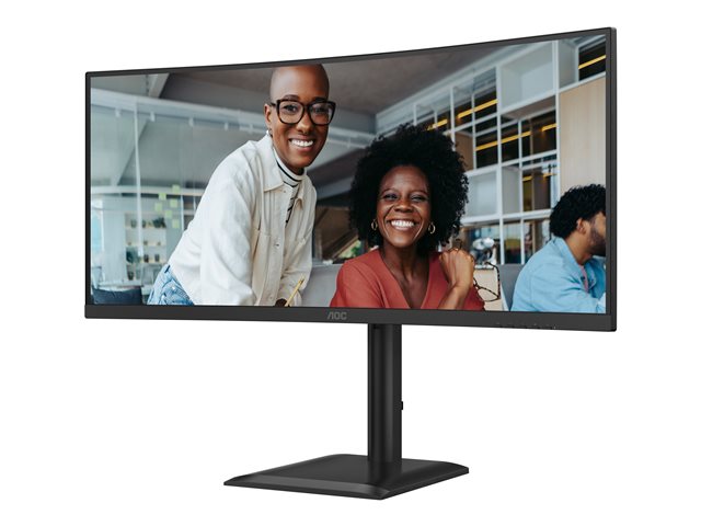 CU34E4CV 34\" DOCK VA Curved UWQHD, 1 ms, 3440x1440@120Hz, Wid 21/9, USB-C - DP-HDMI, LAN RJ45, 4xUSB 3.2, Brightness 350 cd/m², D Co