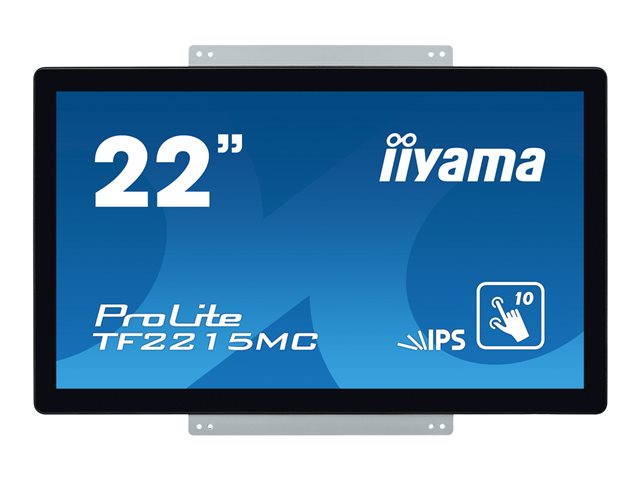 iiyama ProLite TF2215MC-B2 - LED monitor - 22\" (21.5\" viewable) - open frame - touchscreen - 1920 x 1080 Full HD (1080p) @ 60 Hz - IPS - 350 cd/m² - 1000:1 - 14 ms - HDMI, VGA, DisplayPort - black