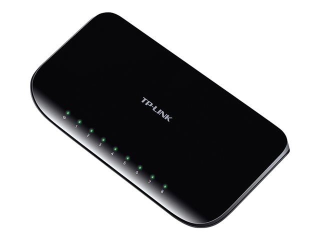 TP-LINK TL-SG1008D 8-Port Gigabit Desktop Switch - Switch - 8 x 10/100/1000 - desktop
