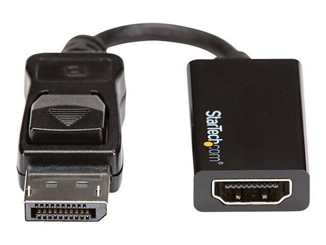 StarTech.com DisplayPort to HDMI Adapter - DP to HDMI - 4K 60Hz (DP2HD4K60S) - Video converter - DisplayPort - HDMI - for P/N: DK30C2DAGPD, TB32DP14, TB32DP2T, TB3DK2DHV, TB3DK2DHVUE